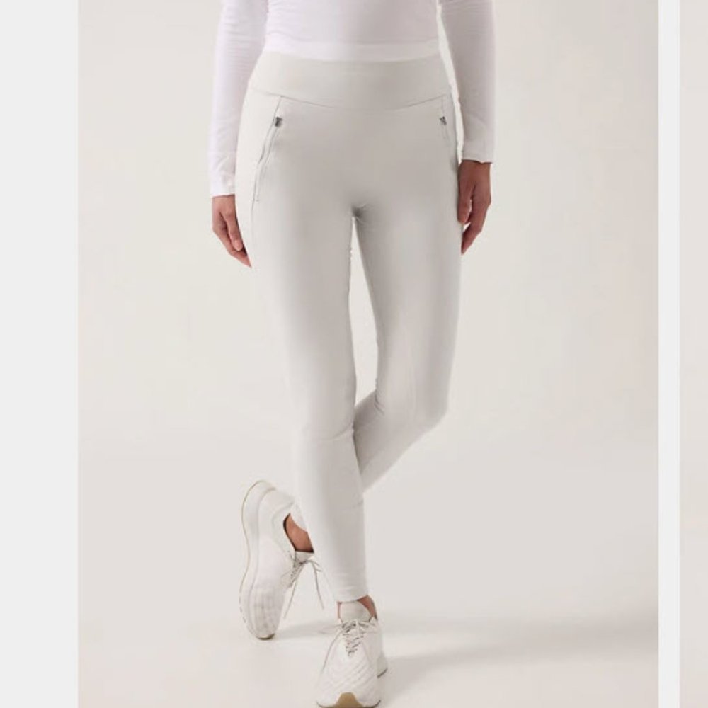 NWT Athleta Peak Hybrid Fleece Tights / Leggings, size L
